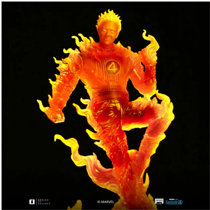 Human Torch Art Scale Statue By Iron Studios