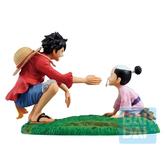 One Piece Ichibansho Revible Moment Monkey D. Luffy & Momonosuke (A New Dawn)