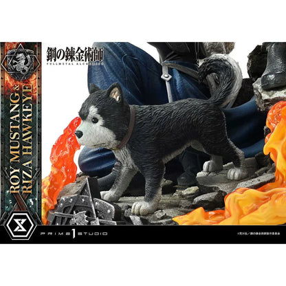 Fullmetal Alchemist Roy Mustang & Riza Hawkeye Dx Regular Version statue By Prime1 Studio
