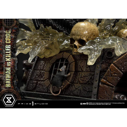 Dc Comics Batman vs. Killer Croc (Deluxe Version) Statue By Prime 1 Studio