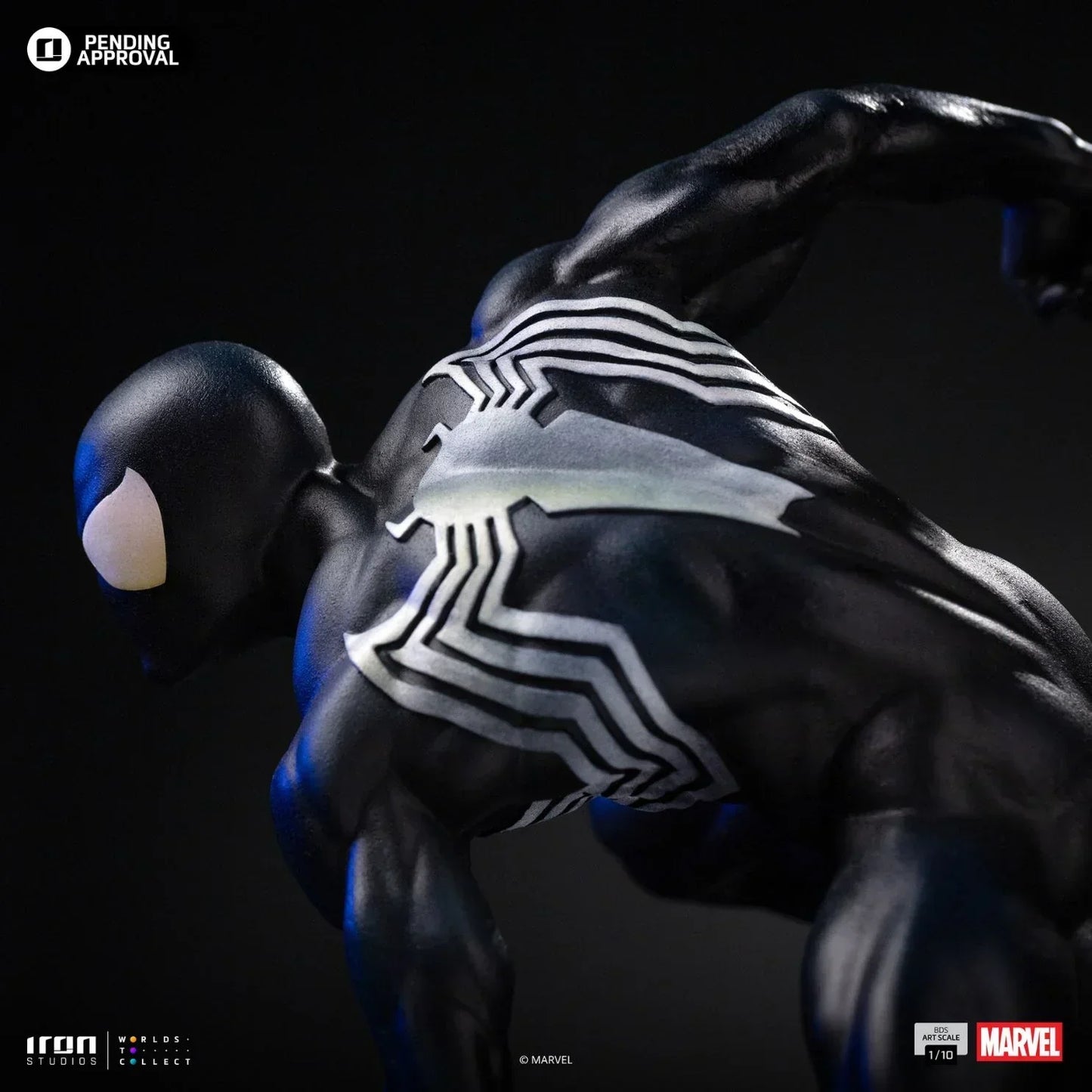 Spider-Man Black Bds Art Statue By Iron Studios