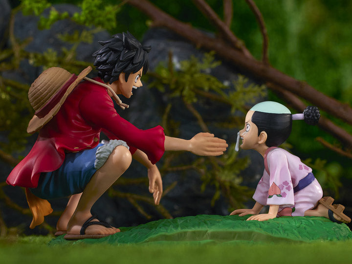 One Piece Ichibansho Revible Moment Monkey D. Luffy & Momonosuke (A New Dawn)