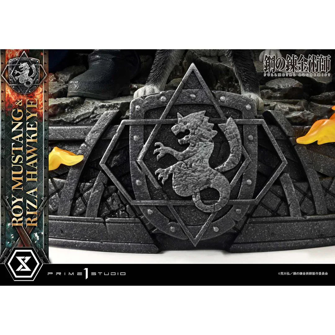 Fullmetal Alchemist Roy Mustang & Riza Hawkeye Dx Regular Version statue By Prime1 Studio