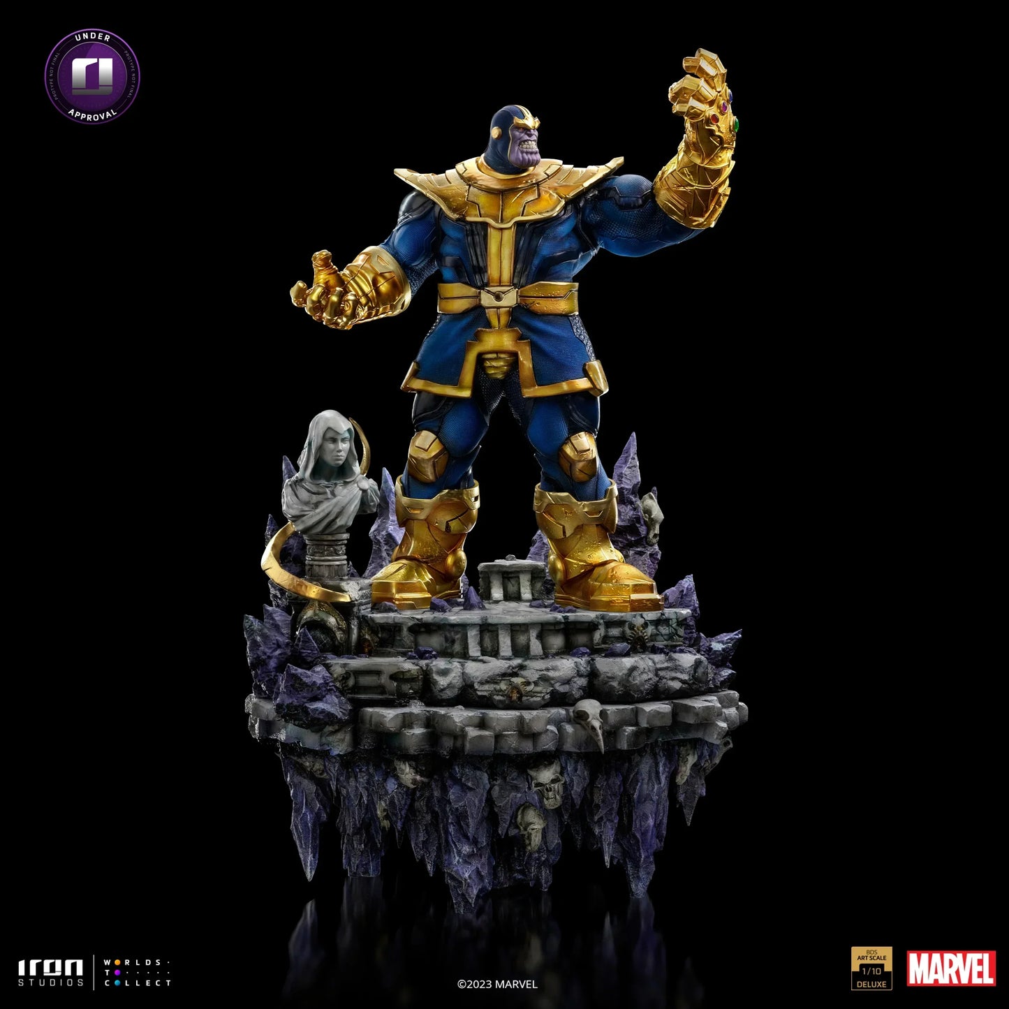 Thanos Infinity Gauntlet Diorama Deluxe by Iron Studios