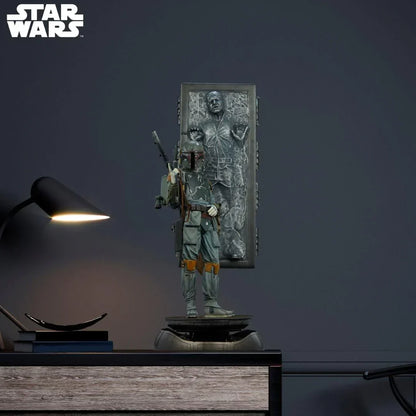 BOBA FETT AND HAN SOLO IN CARBONITE Premium Format™ Figure By Sideshow Collectibles