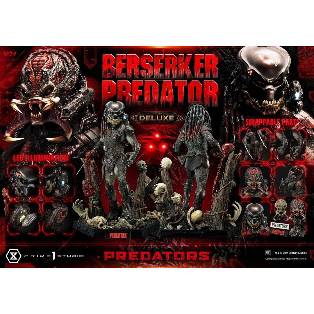 Predators (Film) Berserker Predator DX Bonus Version Statue by Prime 1 Studio
