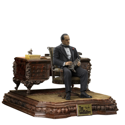 Don Vito Corleone The Godfather Deluxe 1:10 Scale Statue By Iron Studios