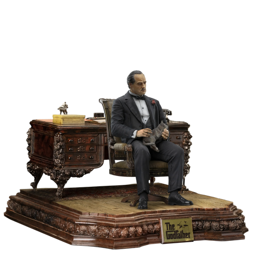 Don Vito Corleone The Godfather Deluxe 1:10 Scale Statue By Iron Studios