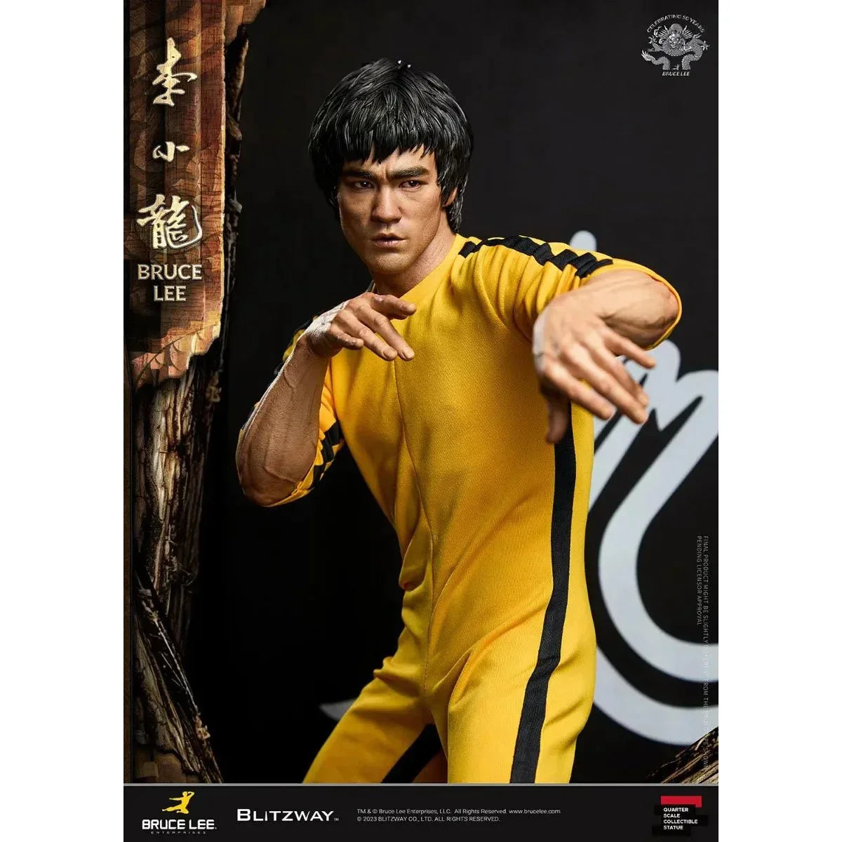 Bruce Lee Tribute 50th Anniversary Superb Scale 1:4 Statue