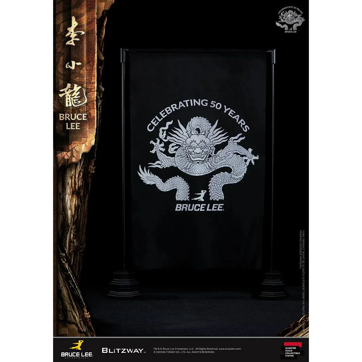 Bruce Lee Tribute 50th Anniversary Superb Scale 1:4 Statue