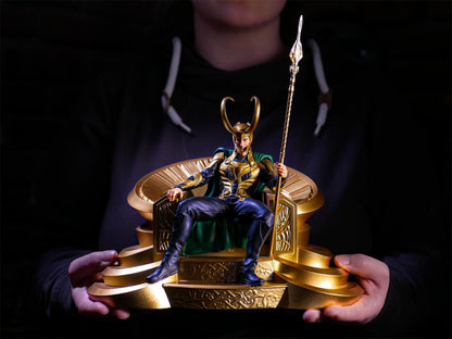 Loki on throne 1/10 art scale CCXP exclusive By Iron Studios