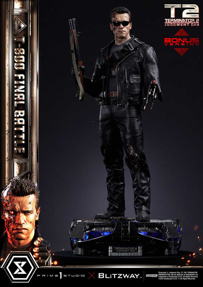 Terminator 2: Judgment Day T-800 Final Battle DX Bonus Version By Prime 1 Studio