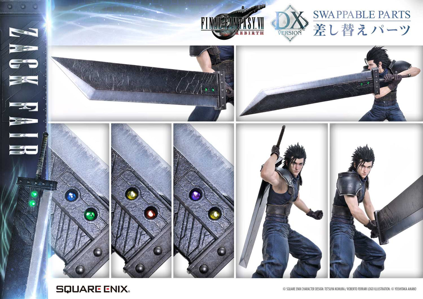 FINAL FANTASY VII REBIRTH  1/4 Scale Zack Fair Deluxe Version Statue By Prime1 Studios
