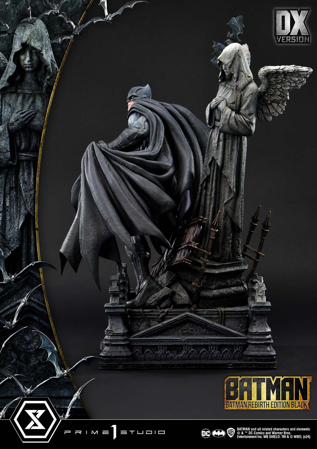 Batman Rebirth Edition (Black) DX Bonus Version Statue By Prime 1 Studio