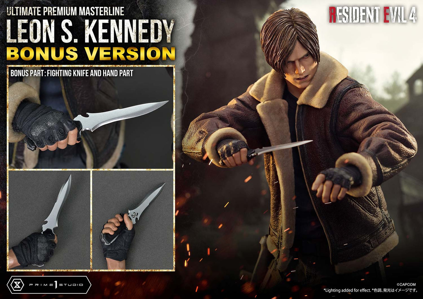 Resident Evil 4 Leon S. Kennedy Bonus Version Statue By Prime1 Studios