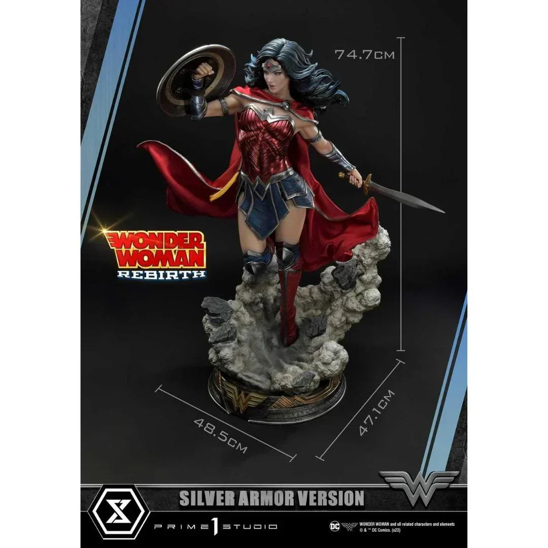 Wonder Woman Rebirth Silver Armour Version Statue by Prime 1 Studio