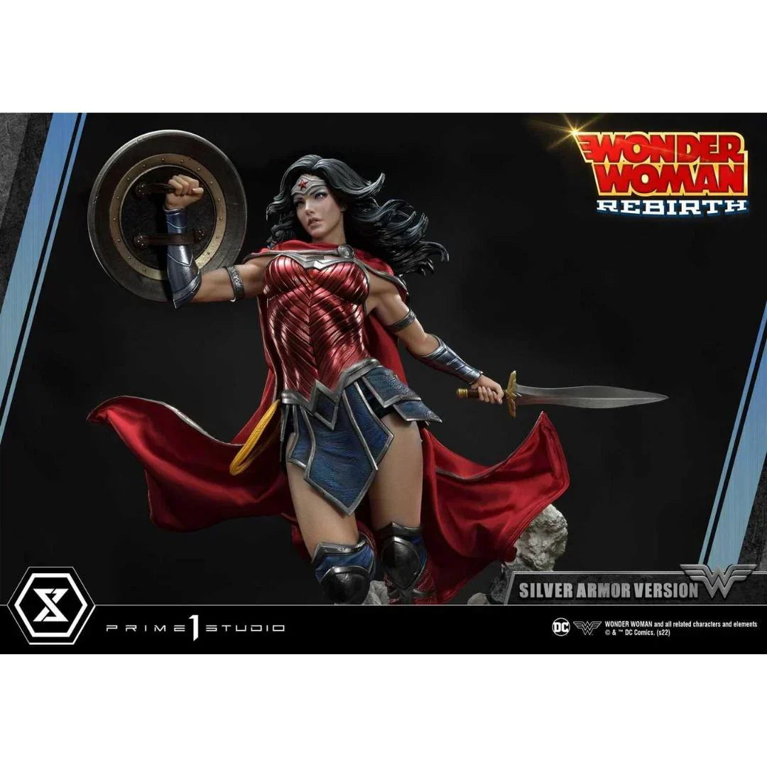 Wonder Woman Rebirth Silver Armour Version Statue by Prime 1 Studio
