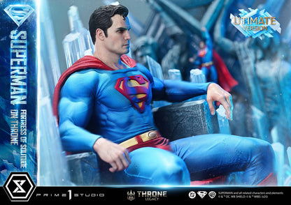 Superman Fortress of Solitude on Throne (Ultimate Bonus Version) Statue by Prime 1 Studio