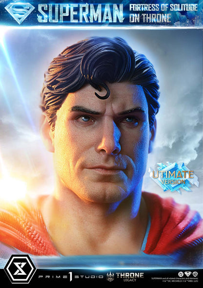 Superman Fortress of Solitude on Throne (Ultimate Bonus Version) Statue by Prime 1 Studio