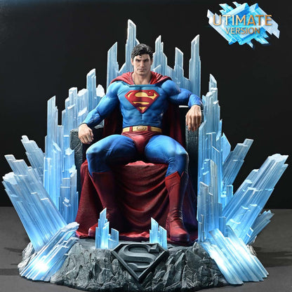 Superman Fortress of Solitude on Throne (Ultimate Bonus Version) Statue by Prime 1 Studio