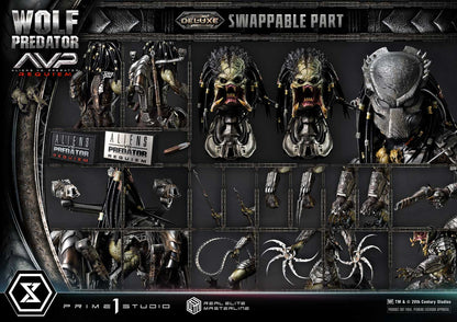 Wolf Predator (Aliens vs. Predator: Requiem) DX Bonus Version 1/3 Statue By Prime 1 Studio