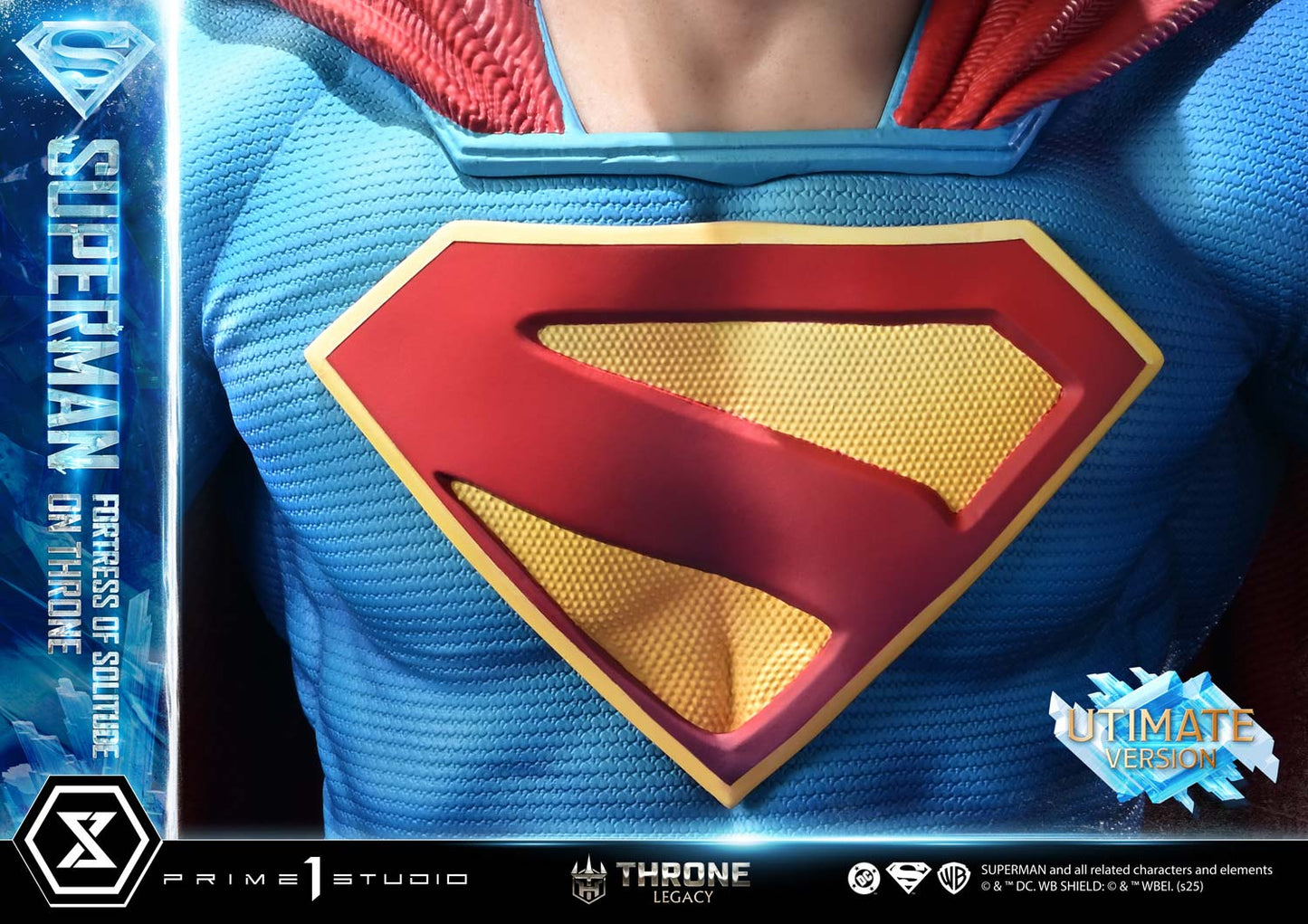 Superman Fortress of Solitude on Throne (Ultimate Bonus Version) Statue by Prime 1 Studio