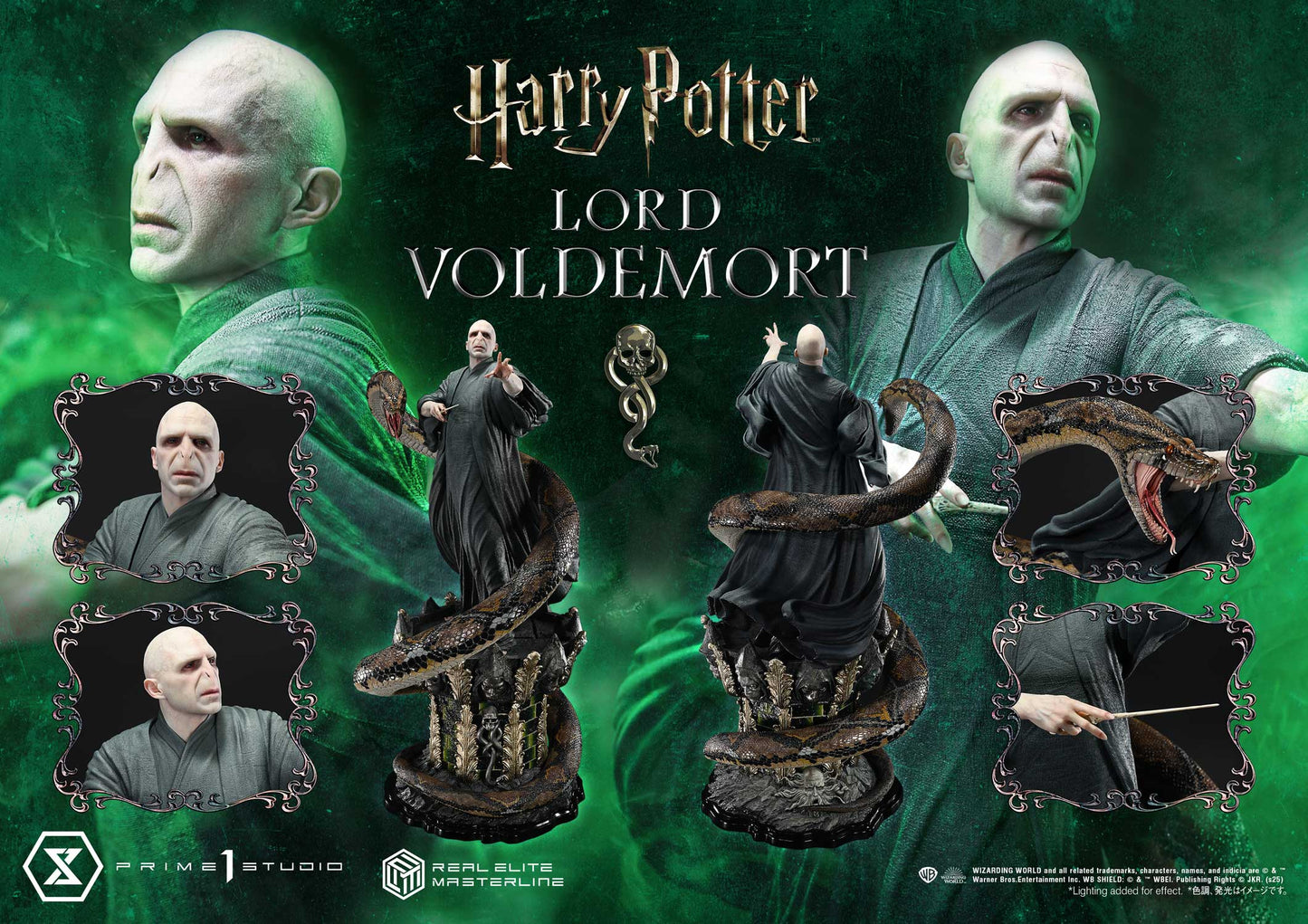 Lord Voldemort (Harry Potter Film) Bonus version 1/4 statue by Prime 1 Studios