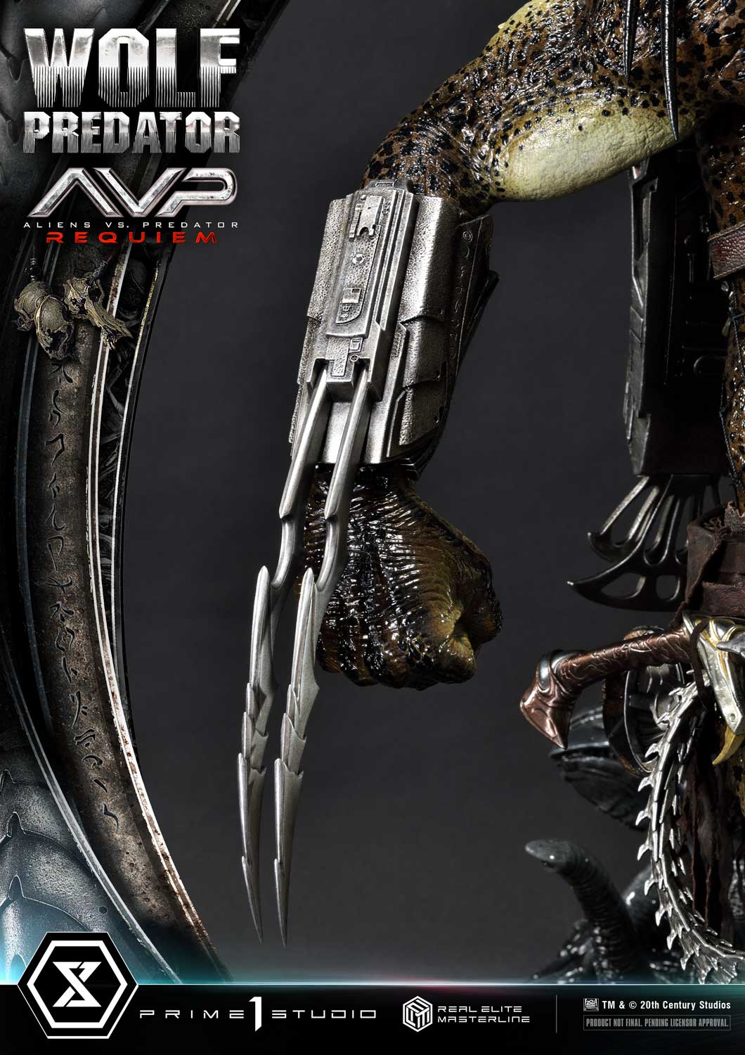 Wolf Predator (Aliens vs. Predator: Requiem) DX Bonus Version 1/3 Statue By Prime 1 Studio