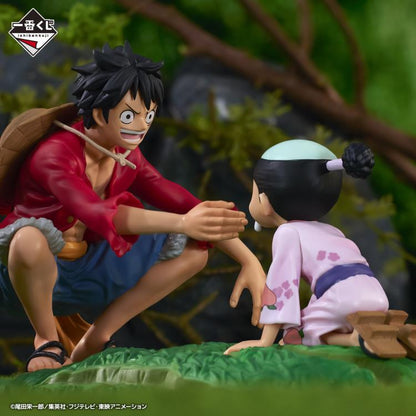 One Piece Ichibansho Revible Moment Monkey D. Luffy & Momonosuke (A New Dawn)