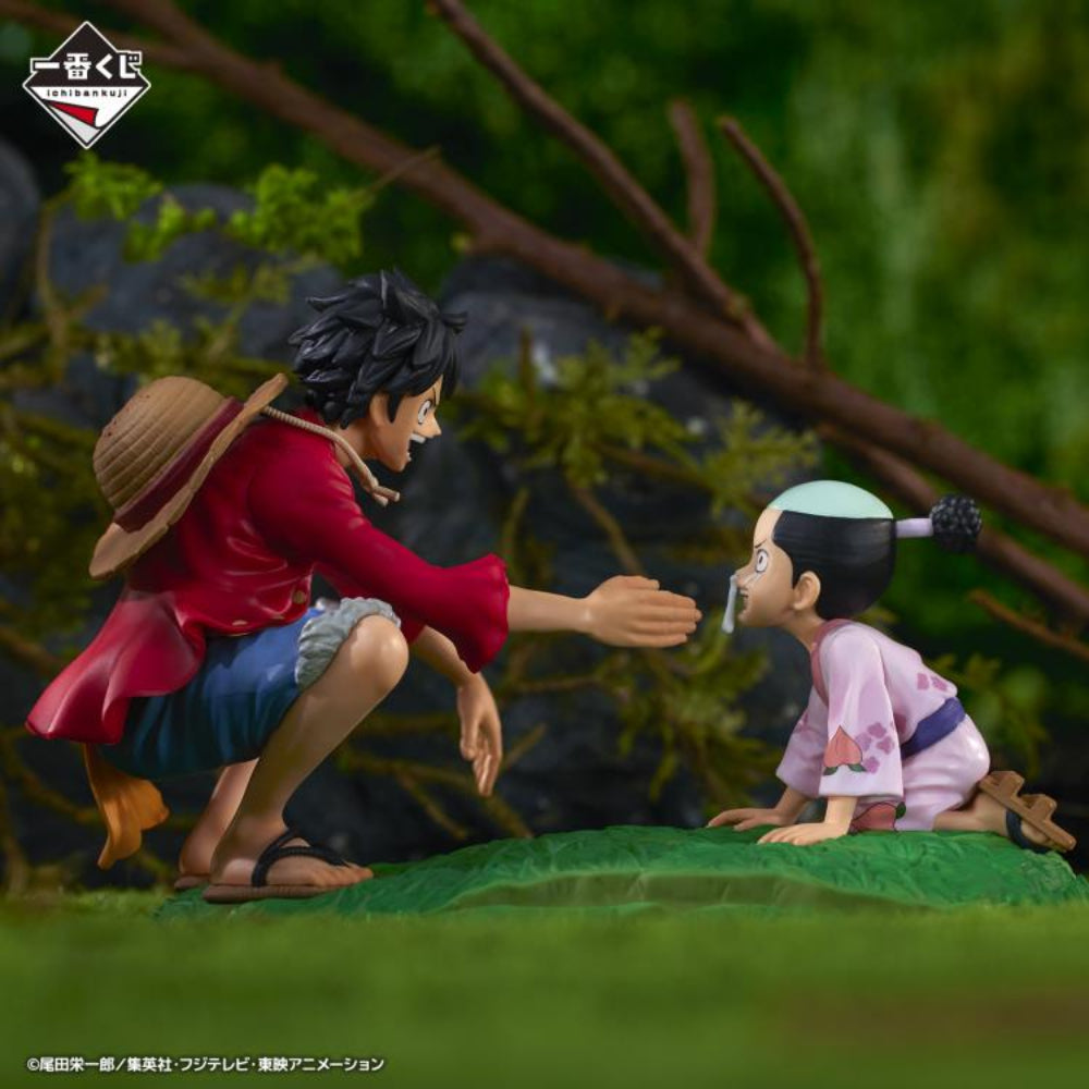 One Piece Ichibansho Revible Moment Monkey D. Luffy & Momonosuke (A New Dawn)