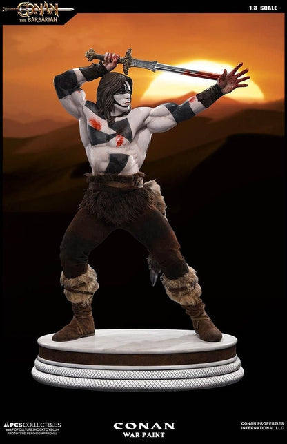 Conan The Barbarian 1/3 Scale Statue WAR PAINT CROM EXCLUSIVE by Pop Culture Shock