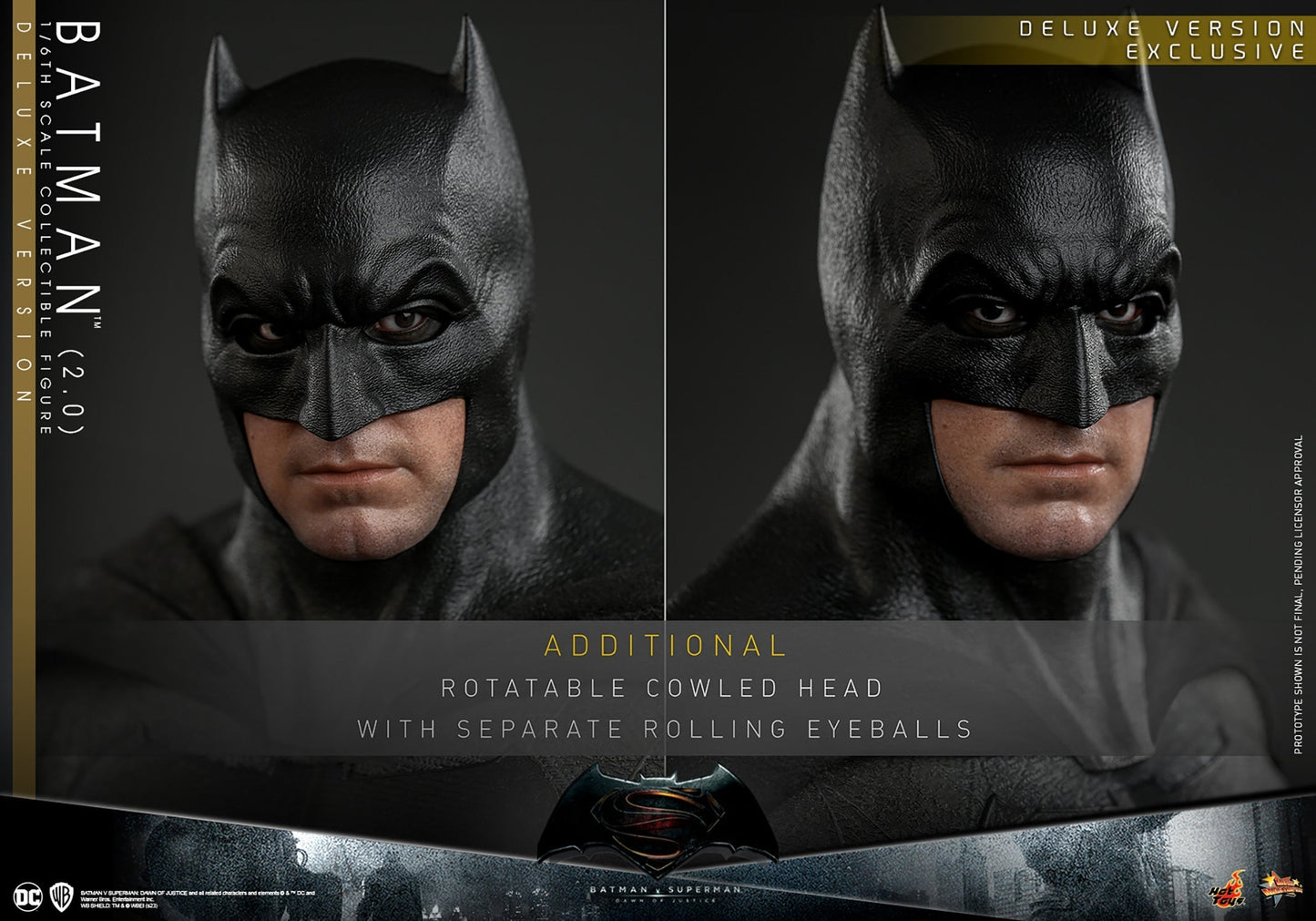 BATMAN (2.0) Sixth Scale (DELUXE VERSION) Figure by Hot Toys