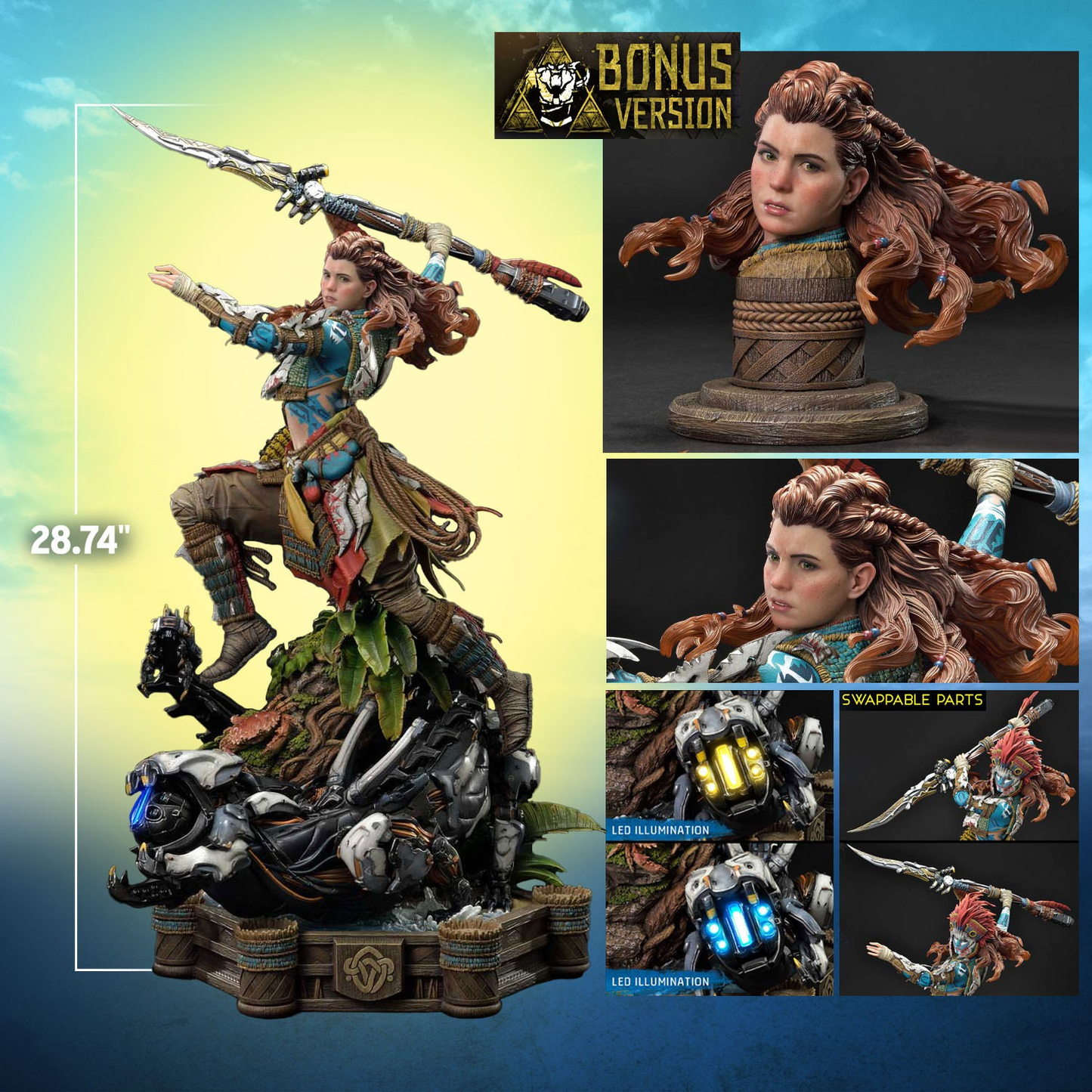 Horizon Zero Dawn Aloy Tenakth Dragoon Armor Bonus Version By Prime 1 Studio