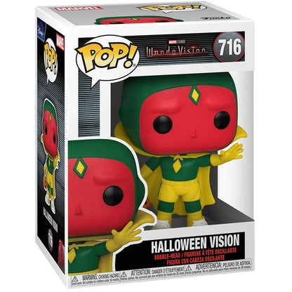 Wanda Vision Halloween Vision Vinyl Figure #716 By Funko Pop!