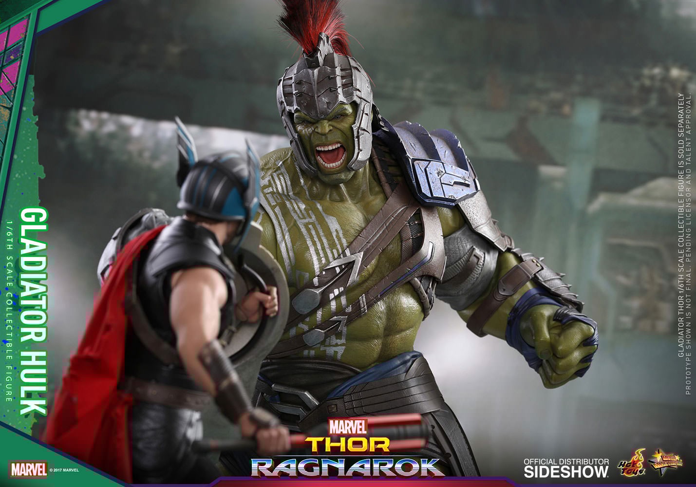 GLADIATOR HULK Sixth Scale Figure by Hot Toys