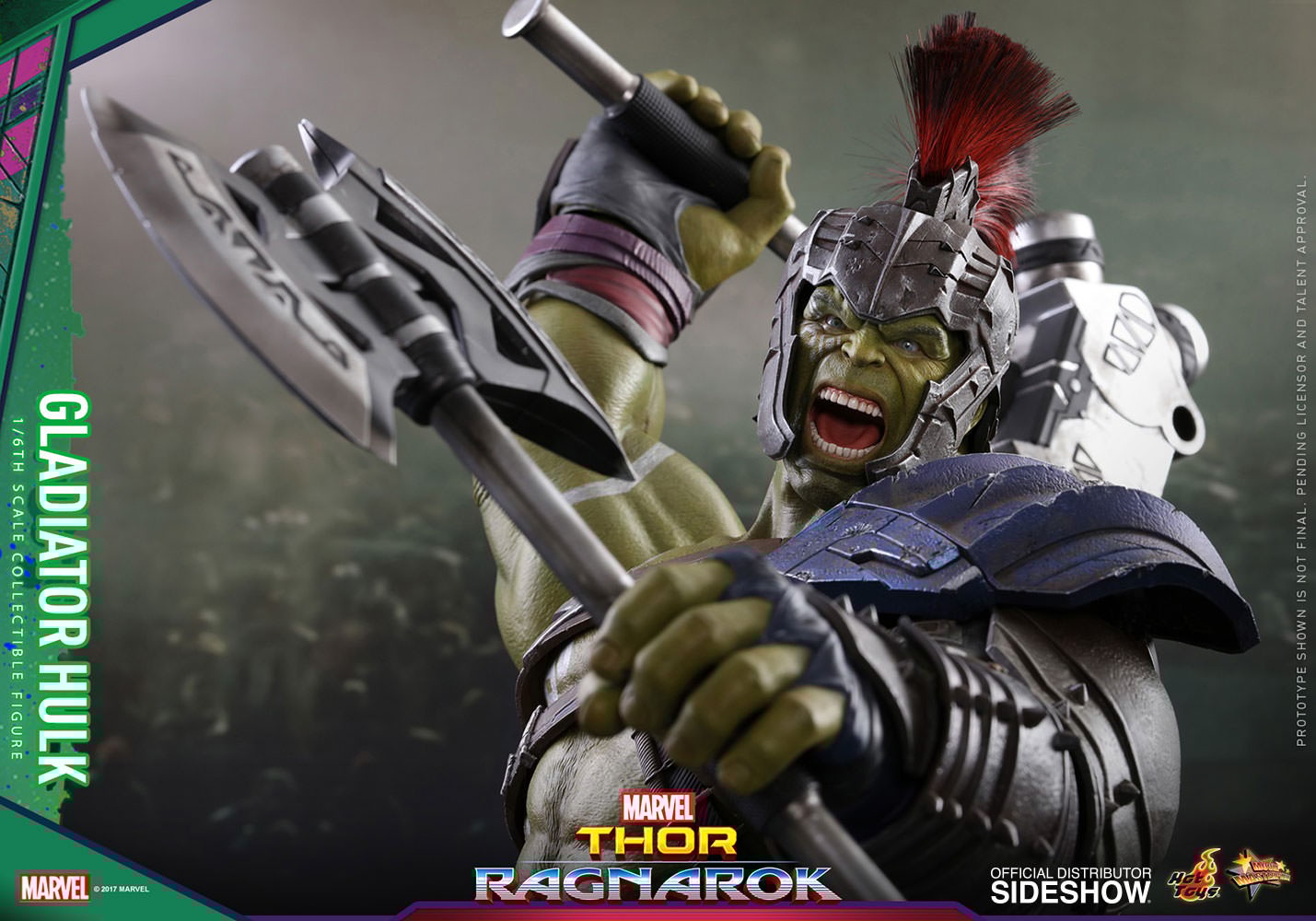 GLADIATOR HULK Sixth Scale Figure by Hot Toys