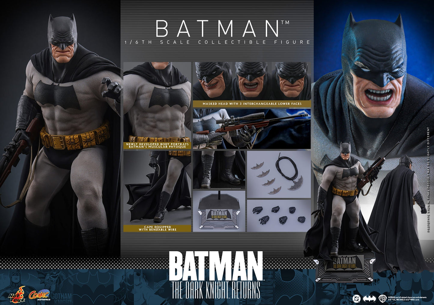 Batman: The Dark Knight Returns 1/6 Figure By Hot Toys