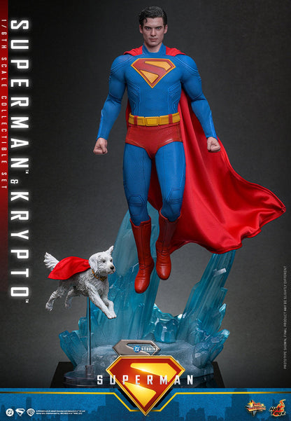 Superman (2025) & Krypto Sixth Scale Figure Set By Hot Toys