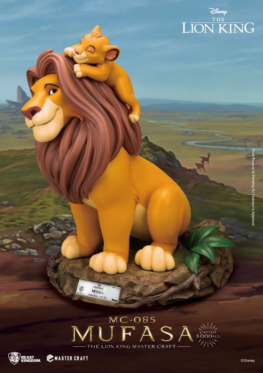The Lion King Mufasa Master Craft Statue By Beast Kingdom