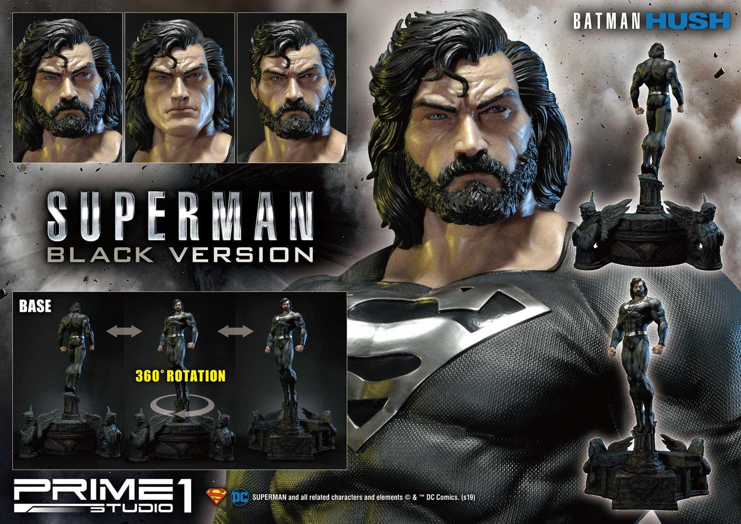 Prime 1 Studio Superman Black Version Statue