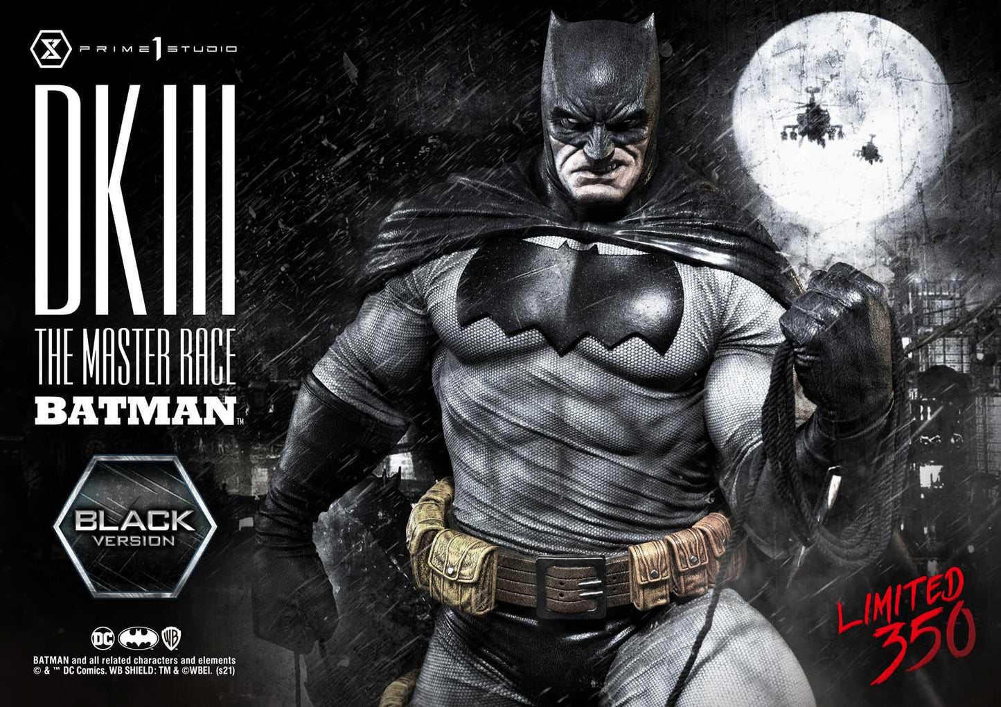 Batman Dark Knight III The Master Race (Black ver.) 1:3 statue by Prime 1 Studio