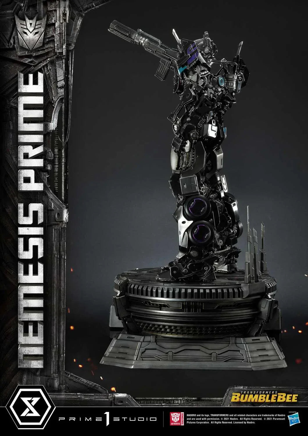 Nemesis Prime Bumblebee Movie Statue by Prime 1 Studio