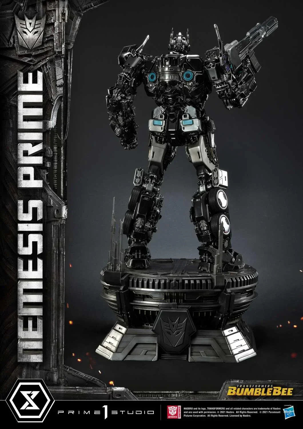 Nemesis Prime Bumblebee Movie Statue by Prime 1 Studio