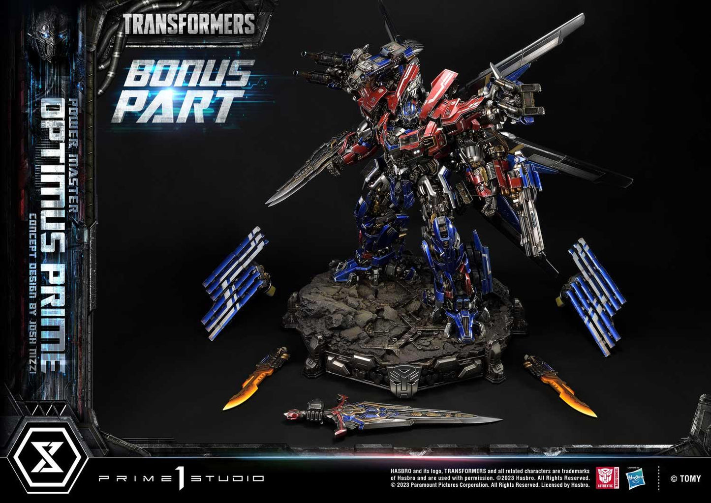 Prime 1 Studios Power Master Optimus Prime Ultimate Bonus version