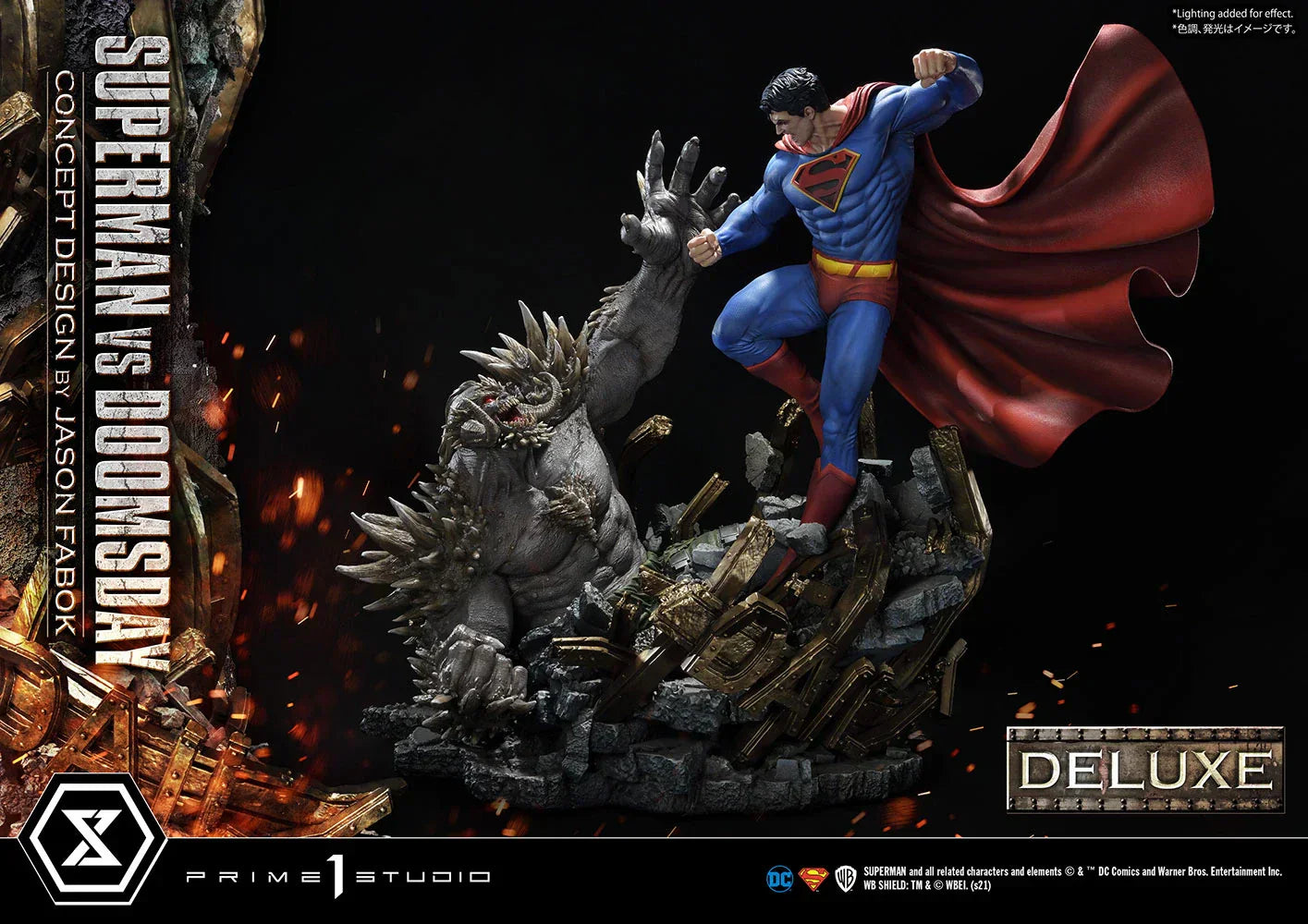 SUPERMAN VS DOOMSDAY (DELUXE VERSION) Statues by Prime 1 Studio