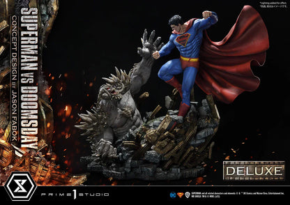 SUPERMAN VS DOOMSDAY (DELUXE VERSION) Statues by Prime 1 Studio