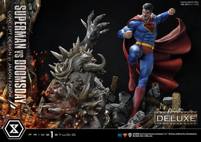 SUPERMAN VS DOOMSDAY (DELUXE VERSION) Statues by Prime 1 Studio