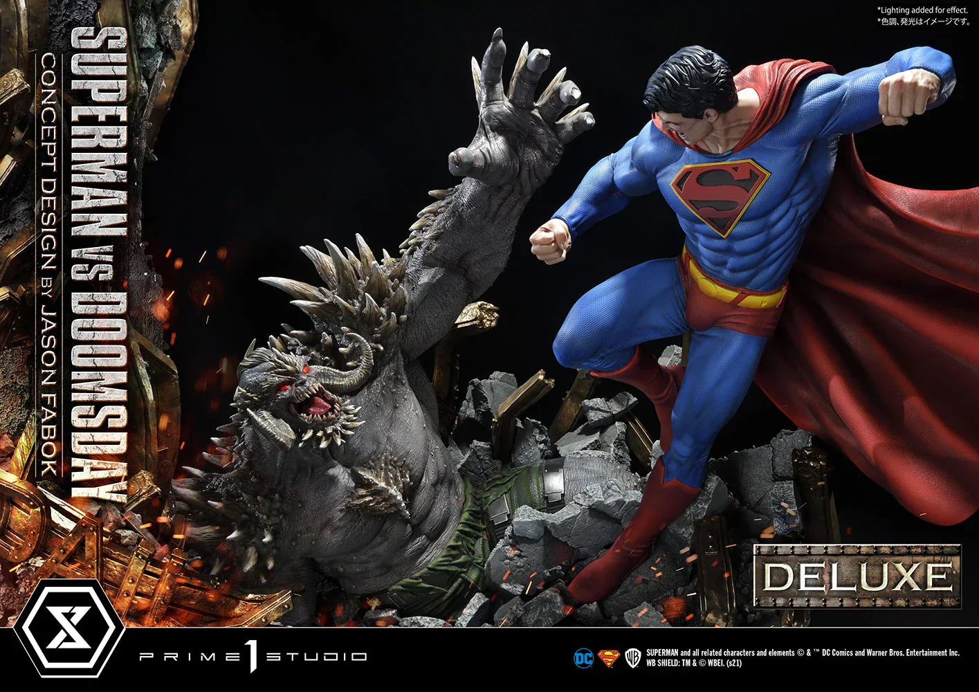 SUPERMAN VS DOOMSDAY (DELUXE VERSION) Statues by Prime 1 Studio