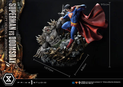 SUPERMAN VS DOOMSDAY Statue by Prime 1 Studio