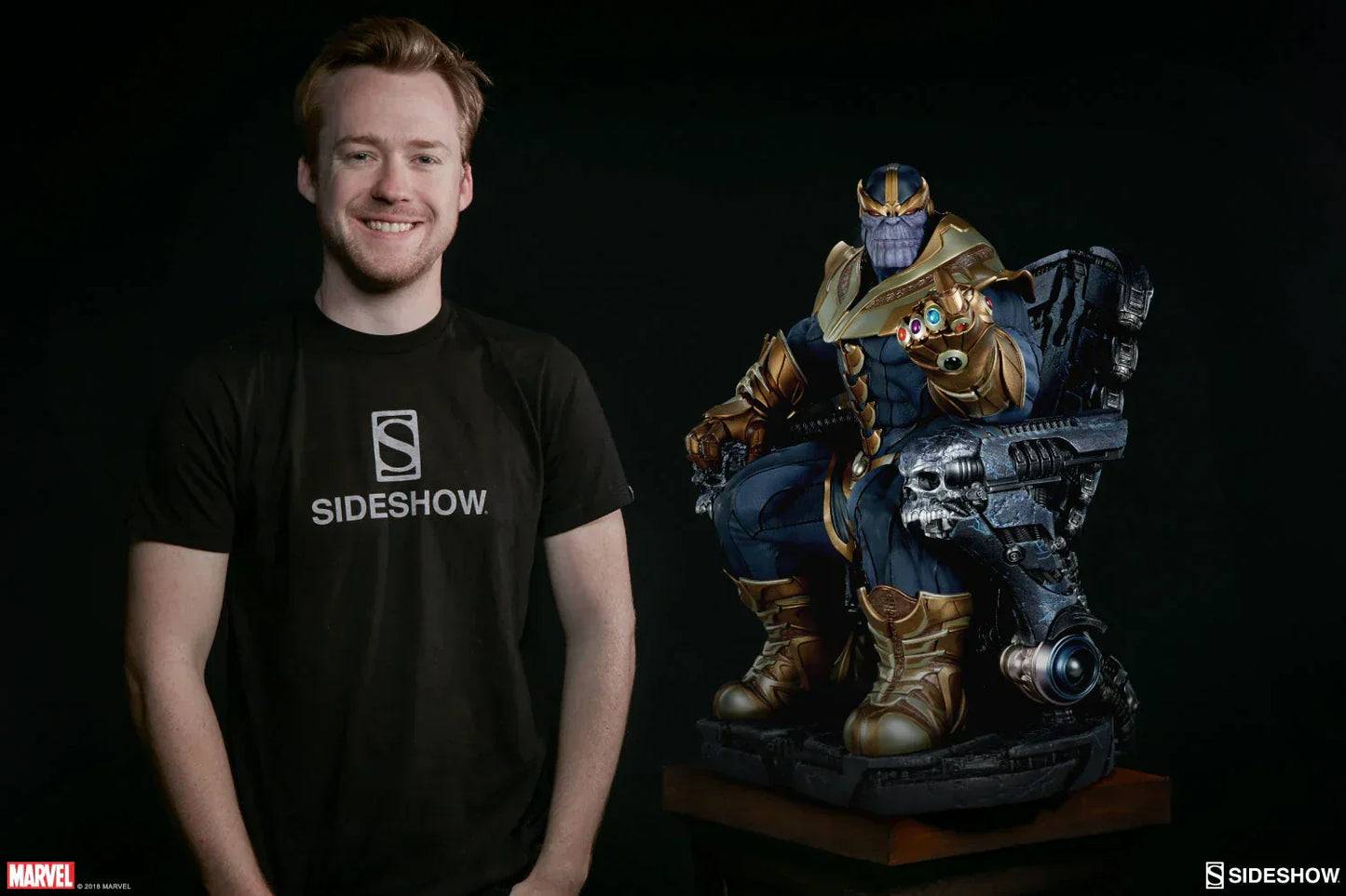 THANOS ON THRONE Maquette by Sideshow Collectibles Exclusive